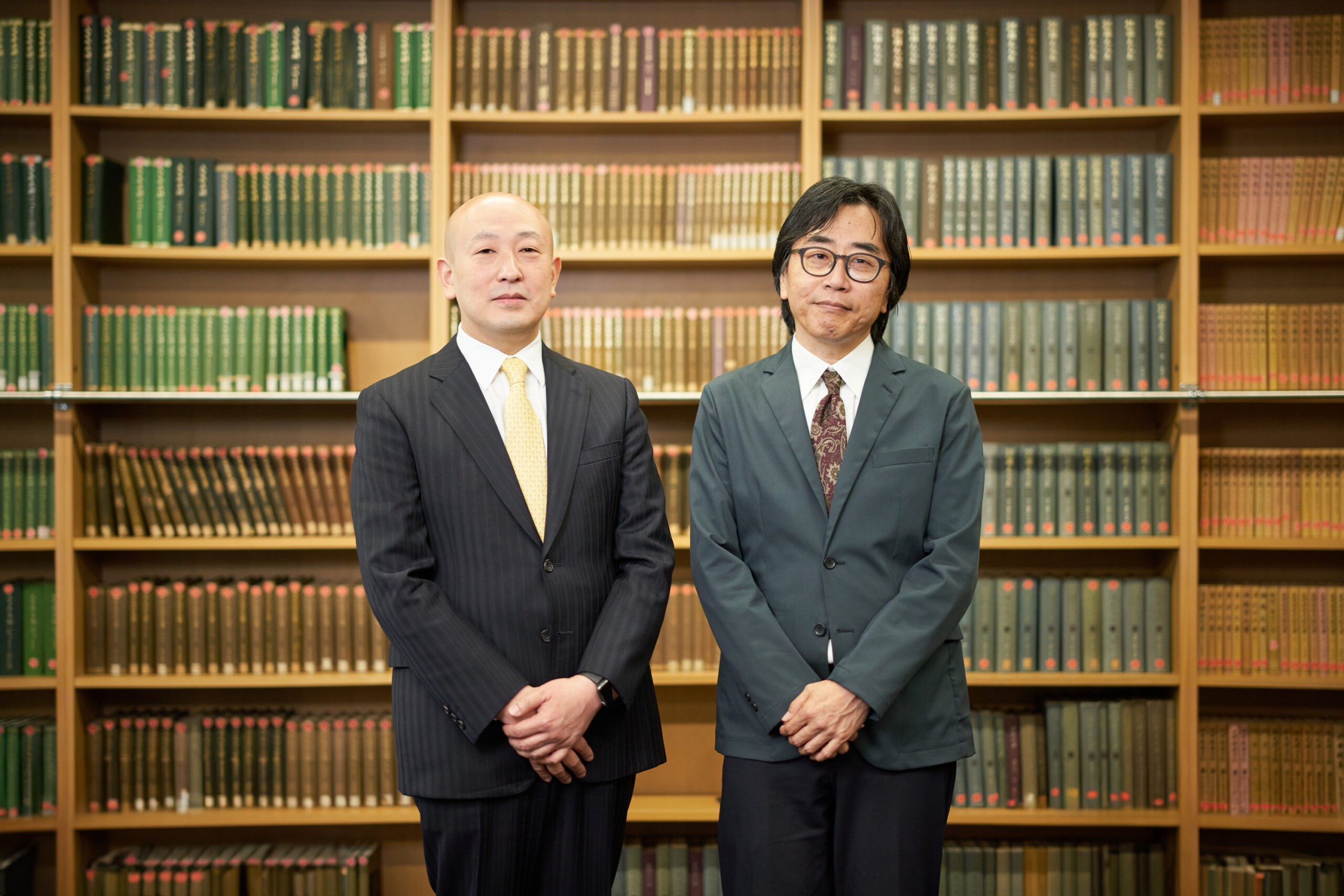 櫛田良道（くしだ・りょうどう）先生【左】